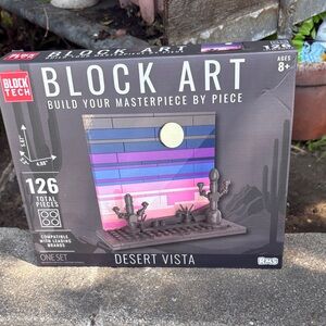 Block Tech Block Art Desert Vista Building Set - Multicolor